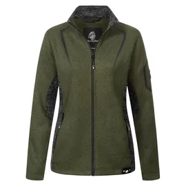 Rock Creek Fleecejacke Dunkelgrün S