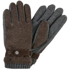 CAMEL ACTIVE Handschuhe aus Woll-Mix, Dunkelbraun, M