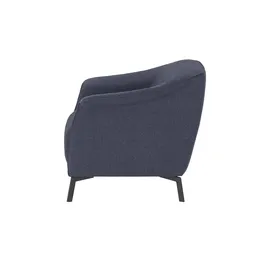 Max Schelling Sessel Lamia Mikrofaser 80 x 77 x 83 cm Blau