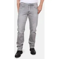 HERO by John Medoox 5-Pocket-Jeans Phoenix Denim BIG Season Straight Cut Stretch Jeans Straight Fit Casual Clean Wash Denim Jeans für Herren grau 44