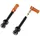 Granite Design Juicy Nipple Presta Ventile 80 mm - orange/schwarz
