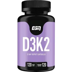 ESN - Vitamin D3+K2 - 120 Kapseln
