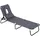 Outsunny Sonnenliege 190 x 56 x 28 cm Grau