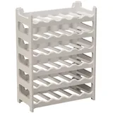 ARTECSIS Weinregal 36 Flaschen 6 tlg. Granitgrau