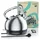 Arendo Wasserkocher Retro 1,7 l Silber