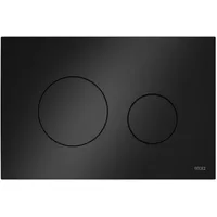 TECE WC-Betätigungsplatte Kunststoff, für Zweimengentechnik, Schwarz