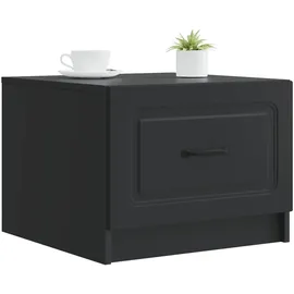 vidaXL Couchtisch mit Schubladen Schwarz Holzwerkstoff 49 x 50 x 37 cm