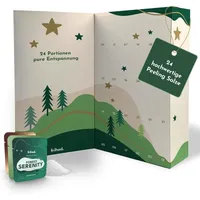 frihed. Nordic Wear Sauna Adventskalender mit 24 Wellness Salzen für Frauen und Männer mit Peeling Salzen für Spa, Dusche und Sauna,