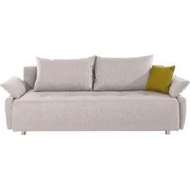 Collection AB Schlafsofa Kunstleder 2-Sitzer Beige