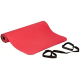 Deuser Yoga-Matte (TPE) - rot/schwarz, ROT, ONE SIZE