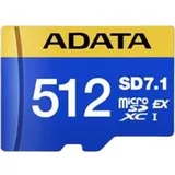 A-Data Adata Premier Extreme microSDXC 512 GB, Speicherkarte, Blau, Gelb