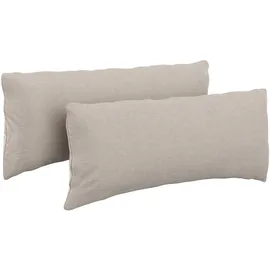 sit&more Polsterauflage 65 x 25 x 10 cm grau 2-tlg.
