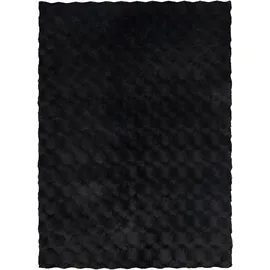 Kayoom Teppich KAYOOM "Royal Glow 825", anthrazit, B:120cm H:30mm L:170cm, Polyester, Teppiche, Teppich, Auch in rund, Hochflor, Modernes Muster, Vegan