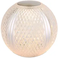 GLOBO Tischleuchte Tischlampe Esszimmerlampe Kugel Leselampe 1 flammig Touchdimmer