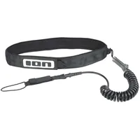 ION Wing/SUP Core Safety Coiled Leash 2025 Black -