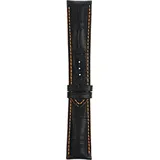 Mido - Leder Kalbslederarmband Multifort 23 M610012925 - alligator-prägung,rind,schwarz