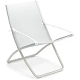 Emu Snooze Liegestuhl 75 x 91 x 105 cm weiß/weiß klappbar