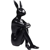 Kare Deko Figur Gangster Rabbit, Schwarz, Deko Objekt, Hase, 39x26x15 cm (H/B/T)