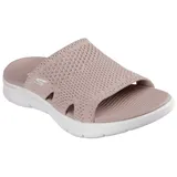 SKECHERS GO WALK FLEX ELATION Schiebe-Sandalen, Pink, 36