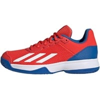 adidas Courtflash Tennis Shoes Schuhe-Hoch, Bright red/FTWR White/Bright royal, 36 2/3 EU