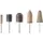 pferd tools Inox Schleifstift-Set 5-tlg. Schaft-ø 6 mm