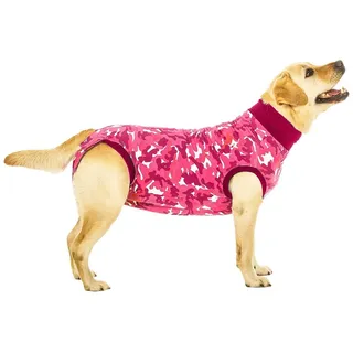 Suitical Recovery Suit Hund, M+, Rosa Camouflage