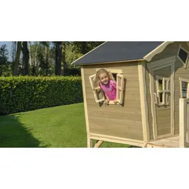 EXIT TOYS Spielhaus Crooky 700 grau/beige