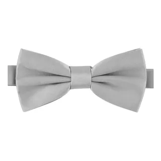 Ladeheid Herren Schmale Fliege M (12cm x 6cm), Grau, 12cm x 6cm - 12cm x 6cm