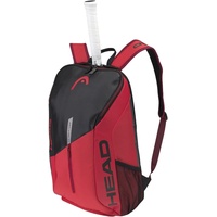 Head Tour Team Backpack Tennistasche, schwarz/rot, Einheitsgröße
