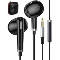 ACAGET In-Ear-Kopfhörer mit Kabel für Redmi Note 12 Pro+ 11 11S 10S 3,5mm Kopfhörer mit Kabel, Sport In Ear Kopfhörer mit Mikrofon Lautstärkeregler für Samsung Galaxy A15 A12 A14 A23 A52S A72 A52 S10+