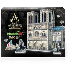 Wrebbit 3D-Puzzle Wrebbit3D Assassin's Creed 860 Teile, Puzzleteile