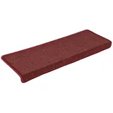 vidaXL Stufenmatten 15 Stk. 65x21x4 cm Mattrot