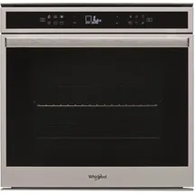 Whirlpool W6 OM4 4PBS1 P, 73 l, Schwarz, edelstahl pyrolyse - Schwarz/Silber