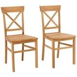 Andas Esszimmerstuhl »Tatra TOPSELLER«, (Set), 4 St., Holzstuhl im 2er, 4er oder 6er-Set, Küchenstuhl Landhaus, braun