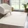 Carpet City Hochflorteppich 200 x 290 cm Beige/Weiß