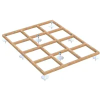 Palmako Fundamentrahmen 240 x 180 x 12 cm Braun