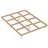 Palmako Fundamentrahmen 240 x 180 x 12 cm Braun
