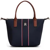 TOMMY HILFIGER Umhängetasche Popette Mini Tote Bag Corp Space Blue Corp