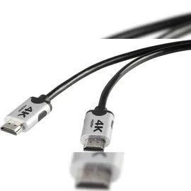 SpeaKa Professional HDMI Anschlusskabel HDMI-A Stecker 1 m Schwarz