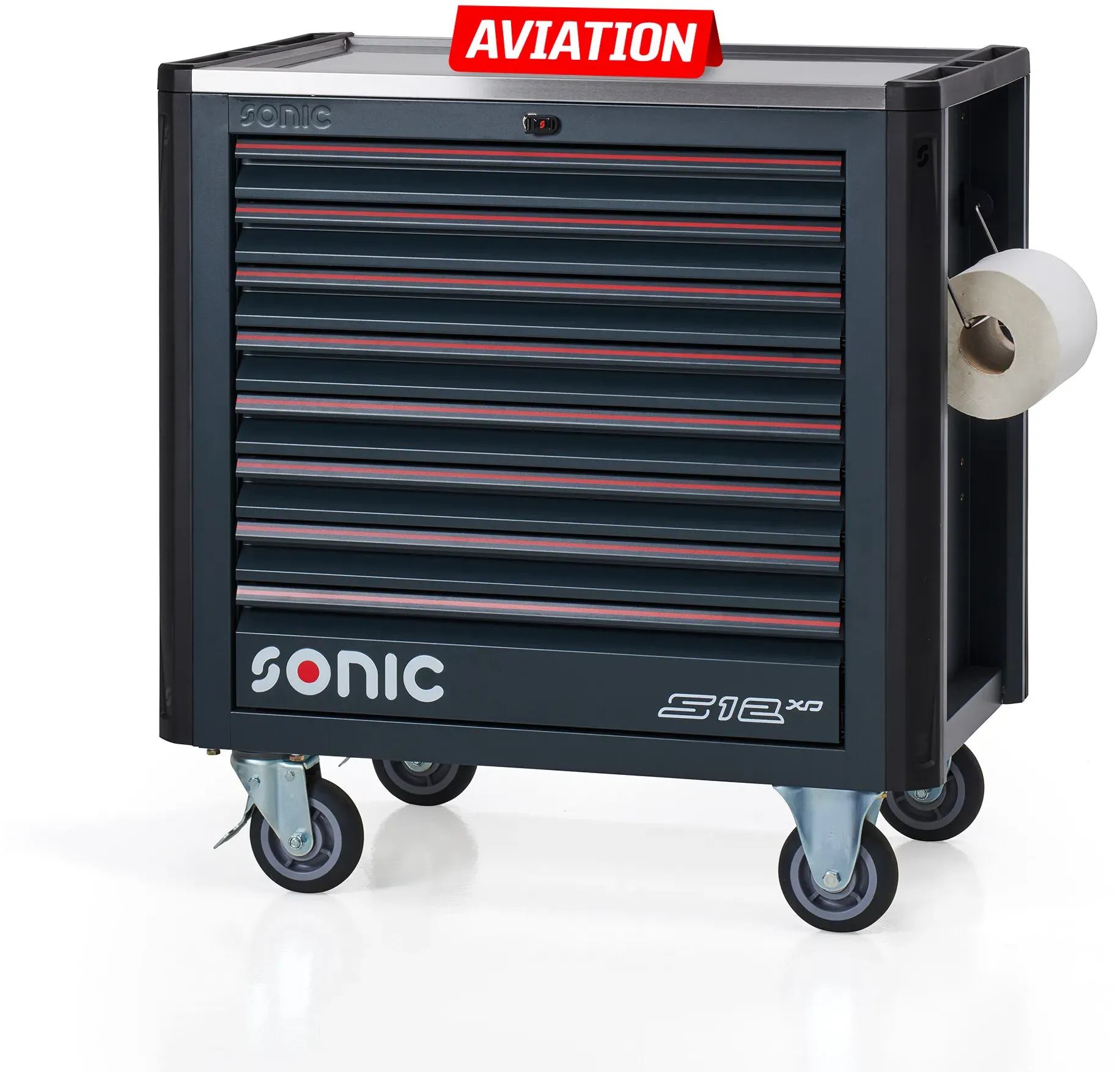 SONIC EQUIPMENT Werkstatt-Servicewagen NEXT S12XD Werkstattwagen 454-tlg. 745479