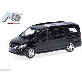 HERPA 87MC000075 - MicroCity Mercedes-Benz V-Klasse schwarz 1:87