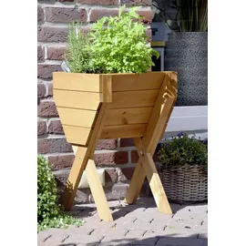 Dobar Kleines Hochbeet 39 x 40 x 61 cm Braun