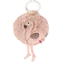 Fehn Greifspielzeug Lazy, Crazy & Pink, Stoffbuch Flamingo