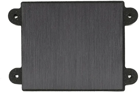 DoorBird Gravierbare Edelstahlblende für D2101XH Titan-Optik als PVD Beschichtung, Edelstahl, gebürstet
