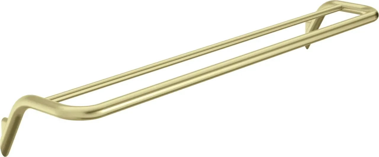 Neuesbad Serie 600 Doppel-Handtuchhalter 615mm, Oberfläche: gold gebürstet NB1ADI_R6311