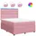 vidaXL Boxspringbett 140 x 200 cm Rosa