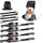 Vevor Spanngurte Automatik 25,4 x 3048 mm 544 kg Bruchlast 4er-Pack