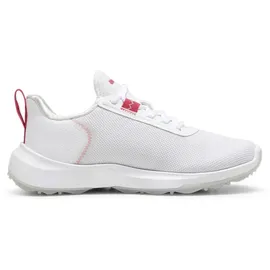Puma Fusion Crush Sport Golfschuhe Jungen 03 - PUMA white/garnet rose 38