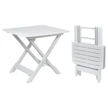 CASARIA Klapptisch 45 x 43 x 50 cm weiß