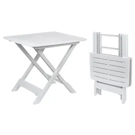 CASARIA Klapptisch 45 x 43 x 50 cm weiß